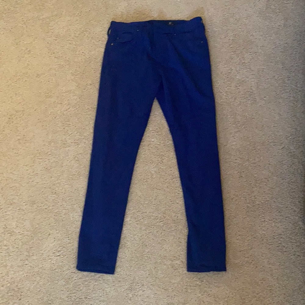 AG dark blue jeans
